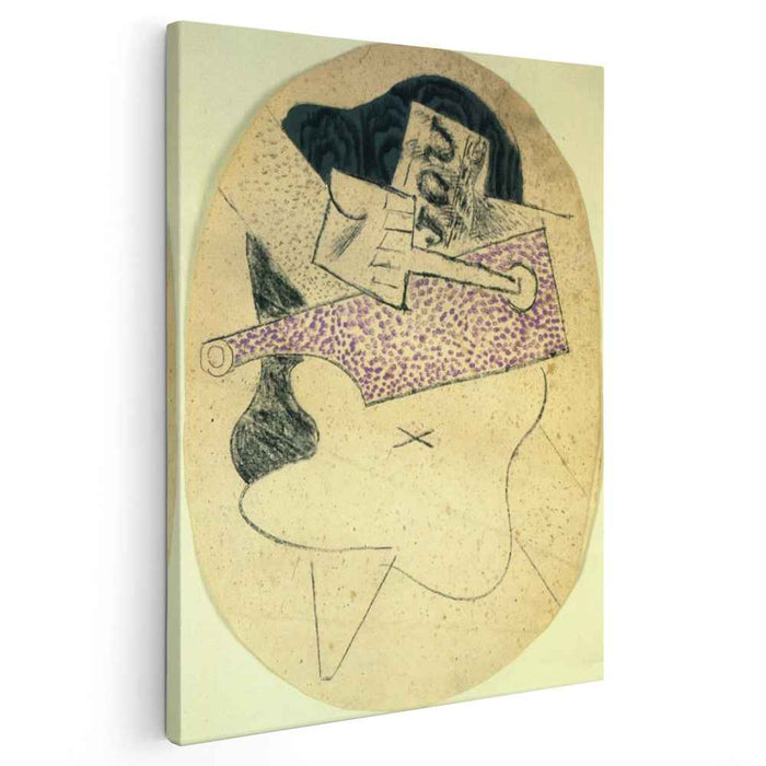 Still life with Guitar (1914) by Pablo Picasso