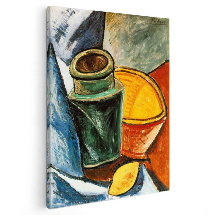 Still life with lemons (1907) by Pablo Picasso