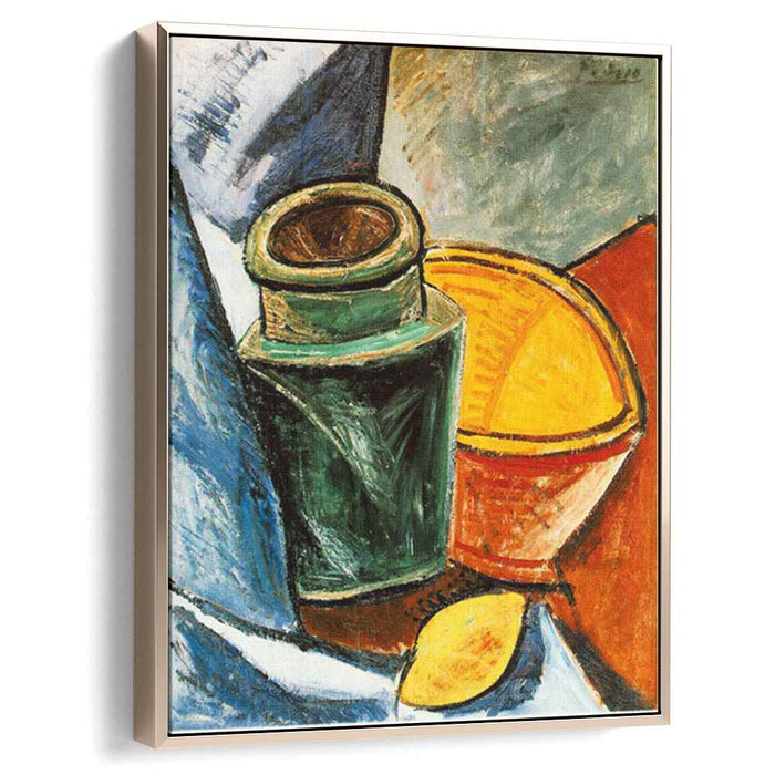 Still life with lemons (1907) by Pablo Picasso