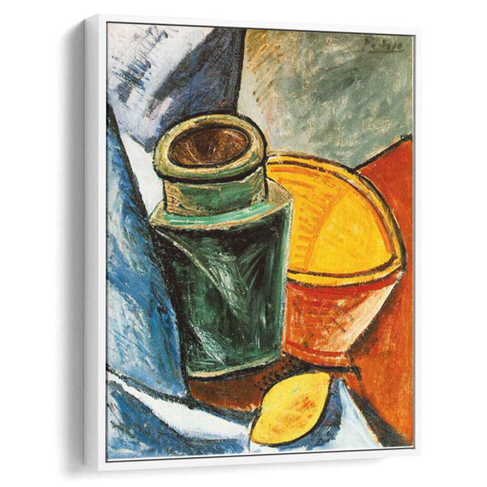 Still life with lemons (1907) by Pablo Picasso