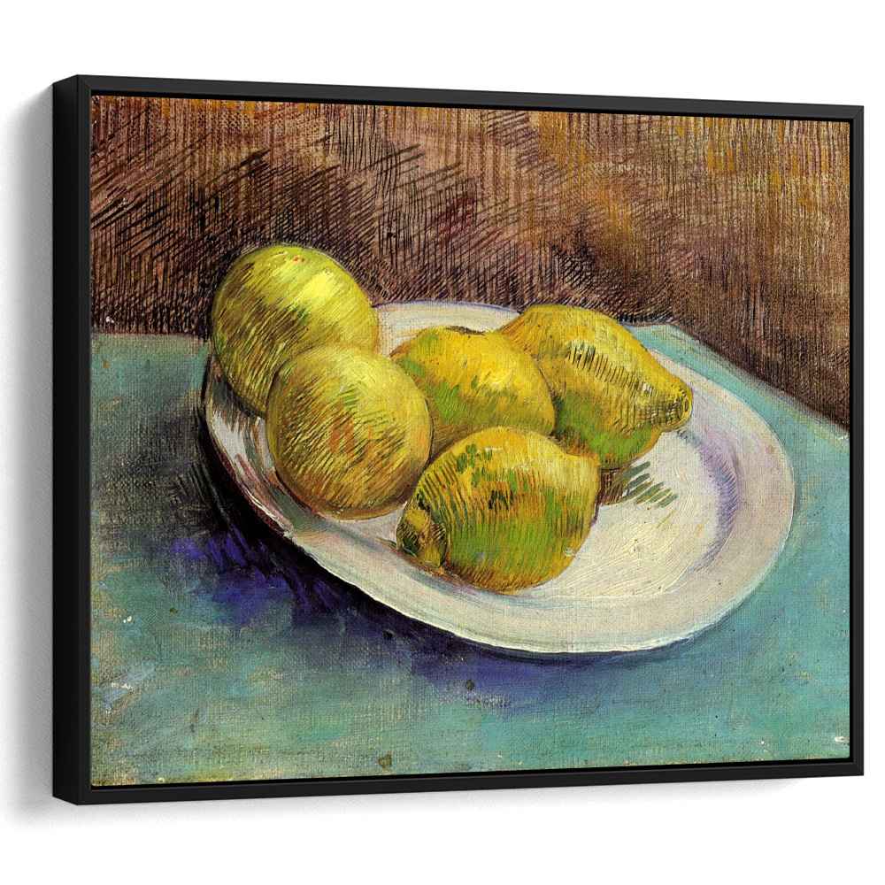 Still Life with Lemons on a Plate (1887) by Vincent van Gogh
