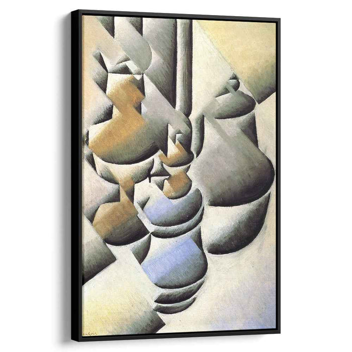 Still Life with Oil Lamp (1912) by Juan Gris