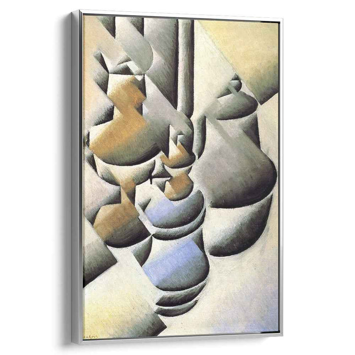 Still Life with Oil Lamp (1912) by Juan Gris