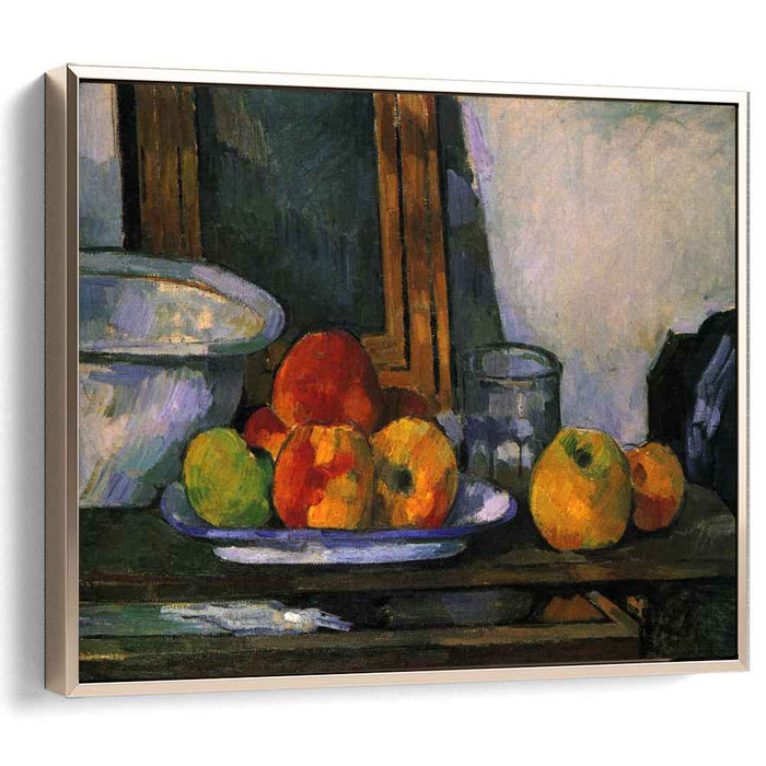 Still life with open drawer (1879) by Paul Cezanne