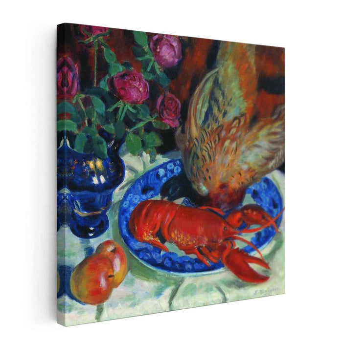 Still Life with Pheasant (1914) by Boris Kustodiev