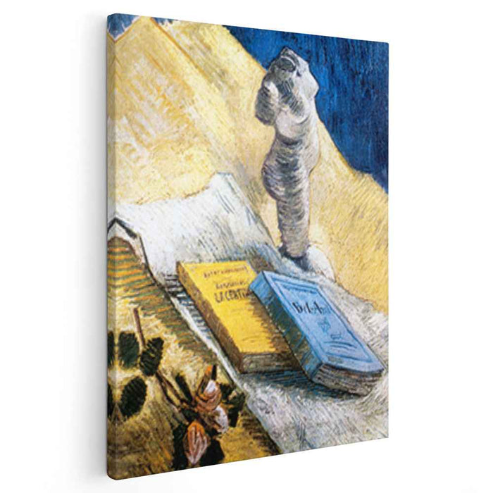 Still Life with Plaster Statuette, a Rose and Two Novels by Vincent van Gogh