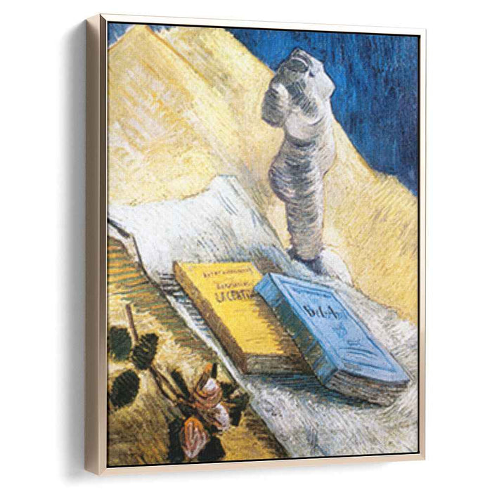 Still Life with Plaster Statuette, a Rose and Two Novels by Vincent van Gogh