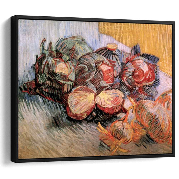 Still Life with Red Cabbages and Onions (1887) by Vincent van Gogh