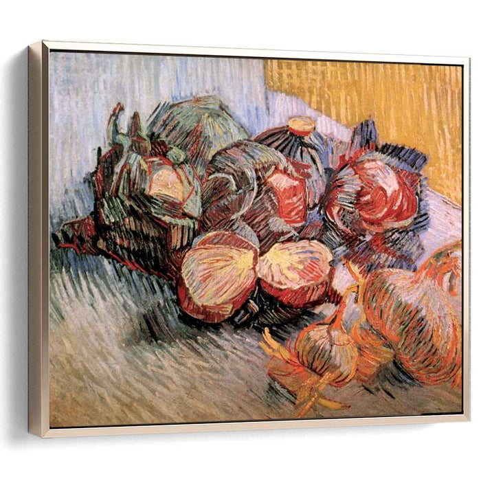 Still Life with Red Cabbages and Onions (1887) by Vincent van Gogh