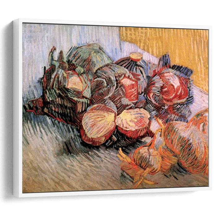 Still Life with Red Cabbages and Onions (1887) by Vincent van Gogh
