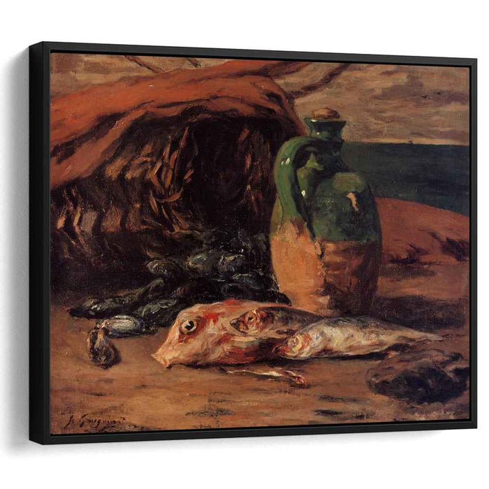 Still life with red mullet and jug (1876) by Paul Gauguin