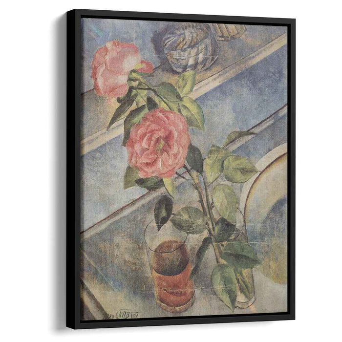 Still life with roses (1922) by Kuzma Petrov-Vodkin