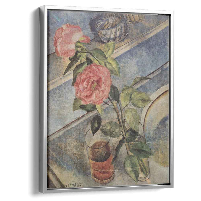 Still life with roses (1922) by Kuzma Petrov-Vodkin