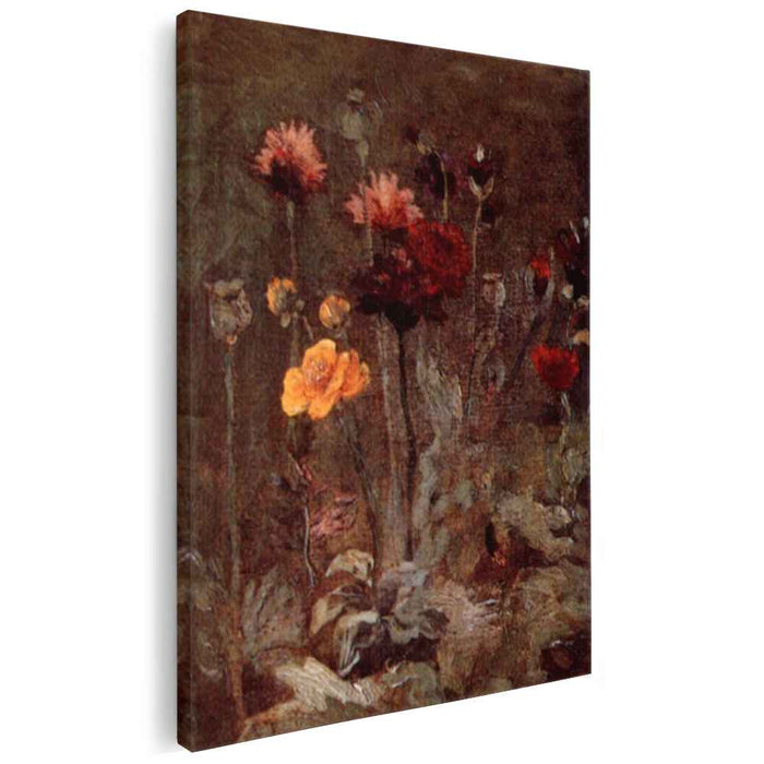 Still Life with Scabiosa and Ranunculus (1886) by Vincent van Gogh