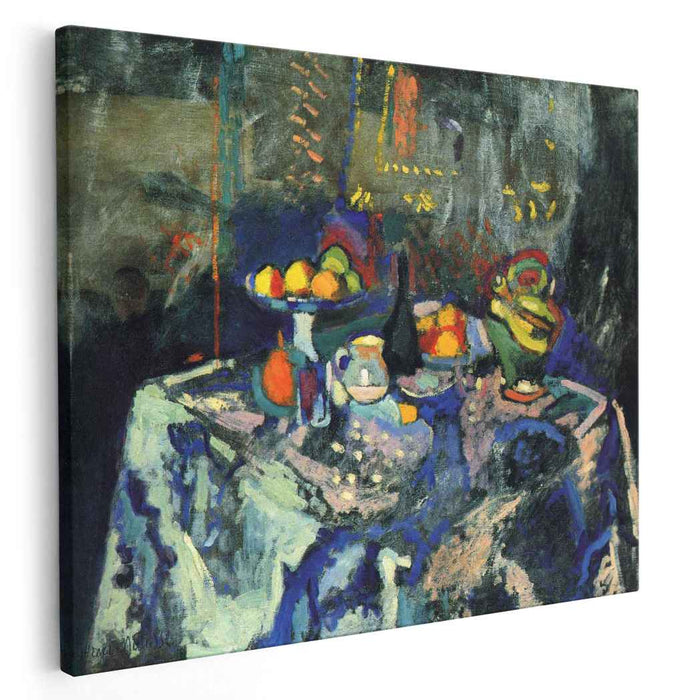 Still Life with Vase, Bottle and Fruit by Henri Matisse