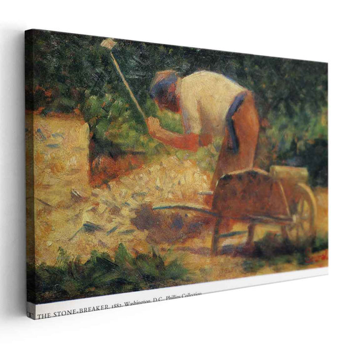 Stone Breaker and Wheelbarrow, Le Raincy by Georges Seurat