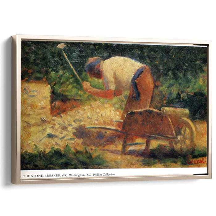 Stone Breaker and Wheelbarrow, Le Raincy by Georges Seurat