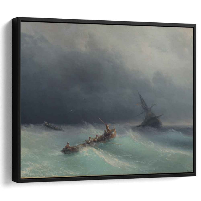 Storm at sea (1873) by Ivan Aivazovsky