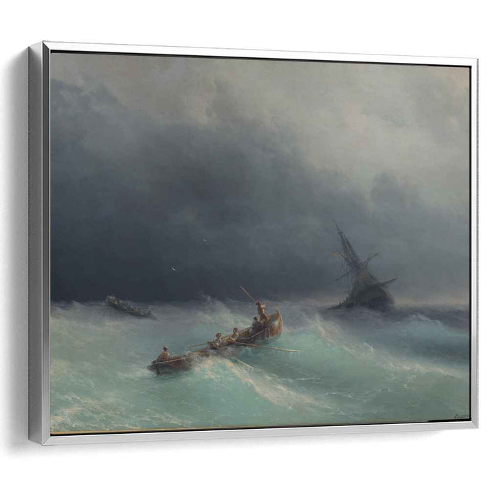 Storm at sea (1873) by Ivan Aivazovsky