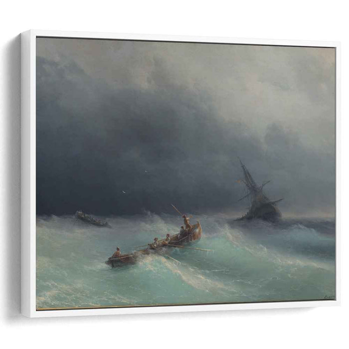 Storm at sea (1873) by Ivan Aivazovsky
