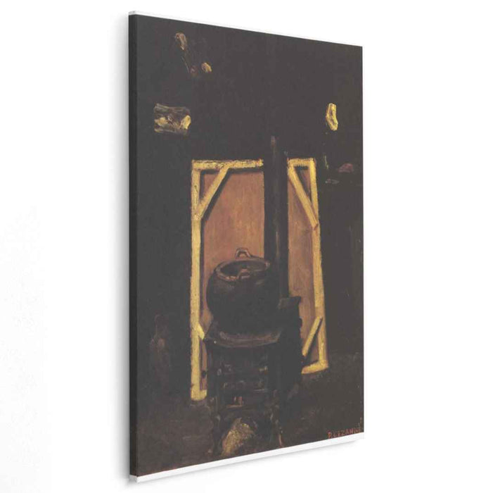 Stove in the atelier (1865) by Paul Cezanne