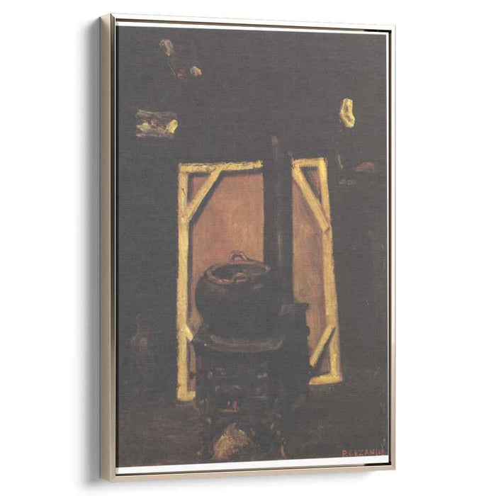 Stove in the atelier (1865) by Paul Cezanne