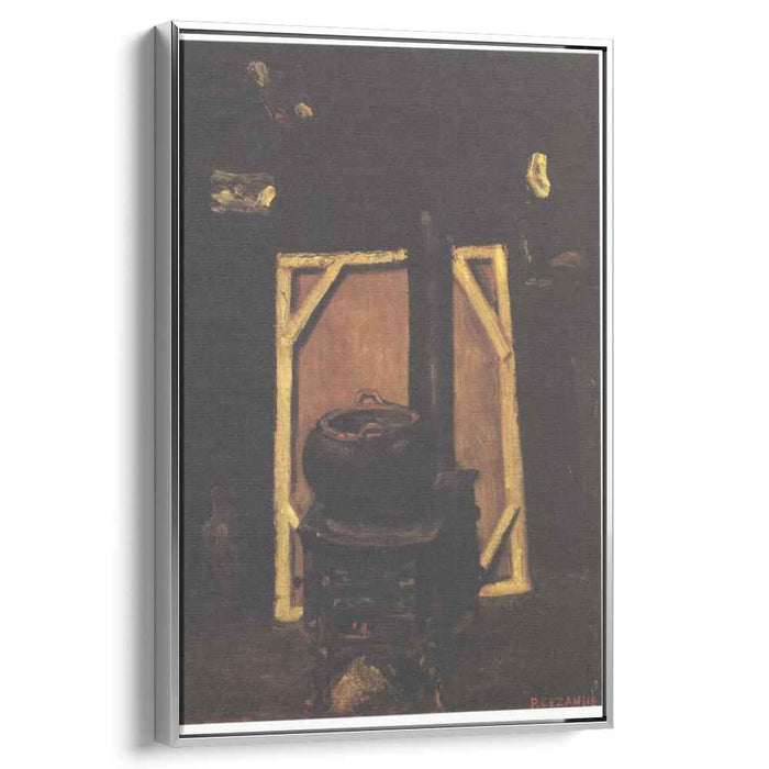 Stove in the atelier (1865) by Paul Cezanne