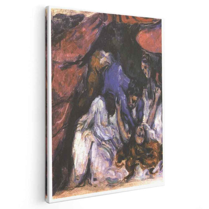 Strangled woman (1872) by Paul Cezanne