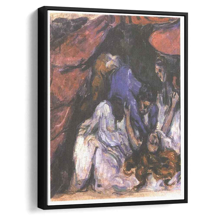 Strangled woman (1872) by Paul Cezanne