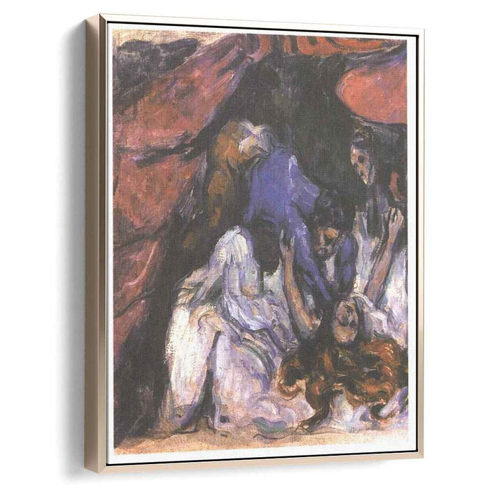 Strangled woman (1872) by Paul Cezanne