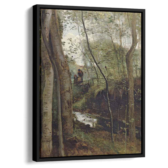 Stream in the Woods (1860) by Camille Corot