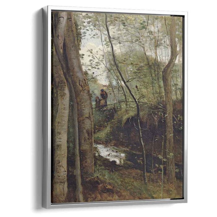 Stream in the Woods (1860) by Camille Corot