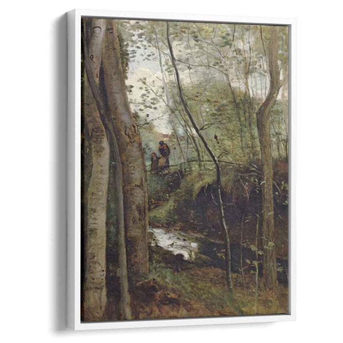 Stream in the Woods (1860) by Camille Corot