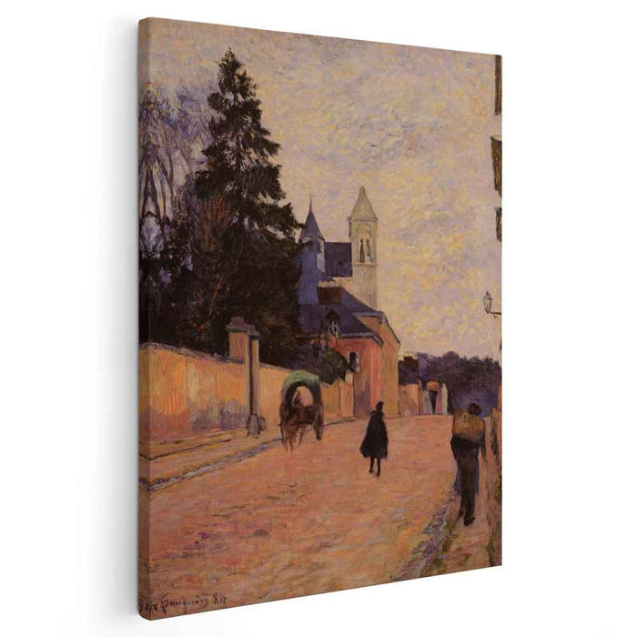 Street in Rouen (1884) by Paul Gauguin