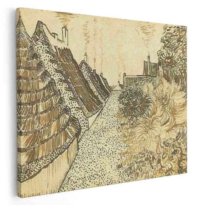 Street in Saintes-Maries (1888) by Vincent van Gogh