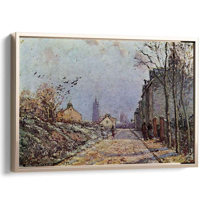 Street Snow Effect (1872) by Camille Pissarro