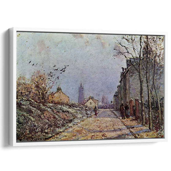 Street Snow Effect (1872) by Camille Pissarro