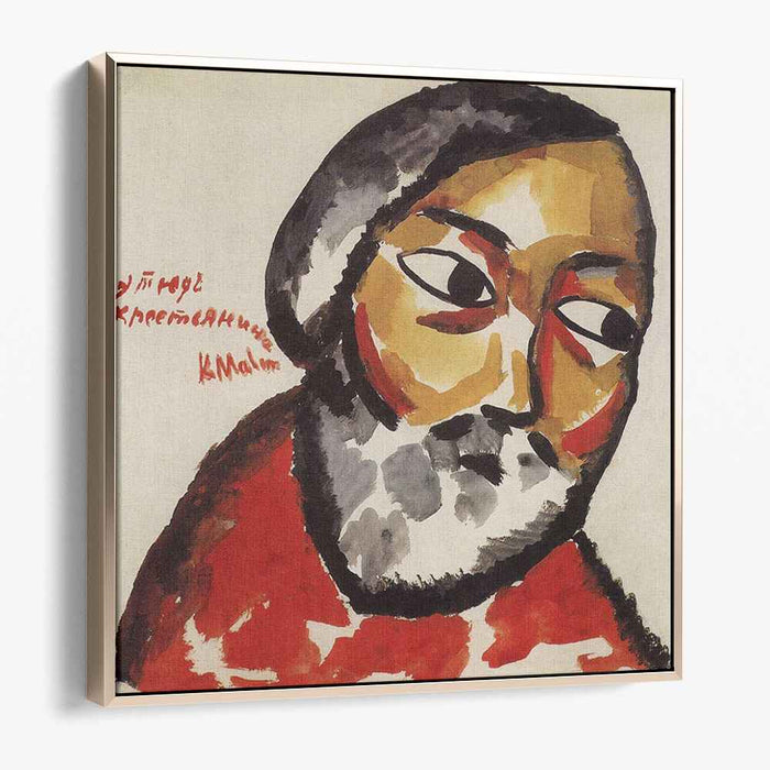 Study for Portrait of a Peasant (1912) by Kazimir Malevich