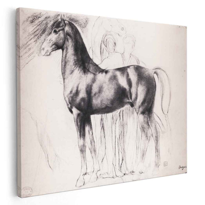 Study for Semiramis Building Babylon (1861) by Edgar Degas