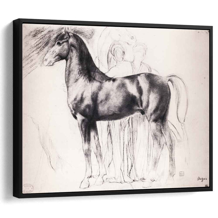 Study for Semiramis Building Babylon (1861) by Edgar Degas