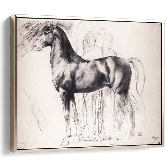 Study for Semiramis Building Babylon (1861) by Edgar Degas