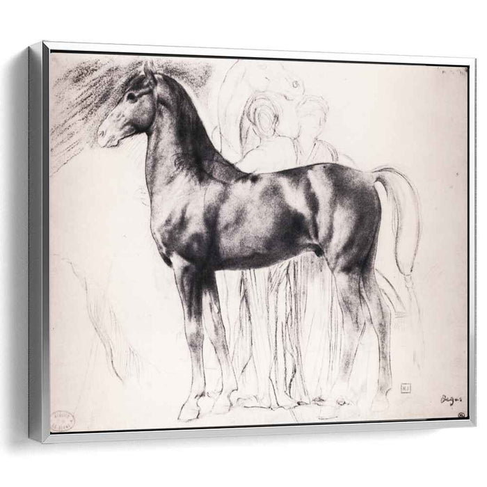 Study for Semiramis Building Babylon (1861) by Edgar Degas