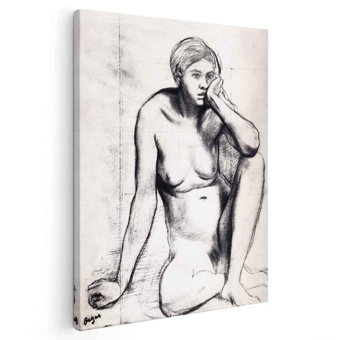 Study for the Medieval War Scene (1865) by Edgar Degas