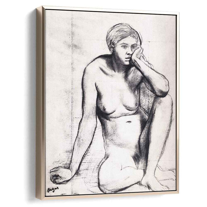 Study for the Medieval War Scene (1865) by Edgar Degas