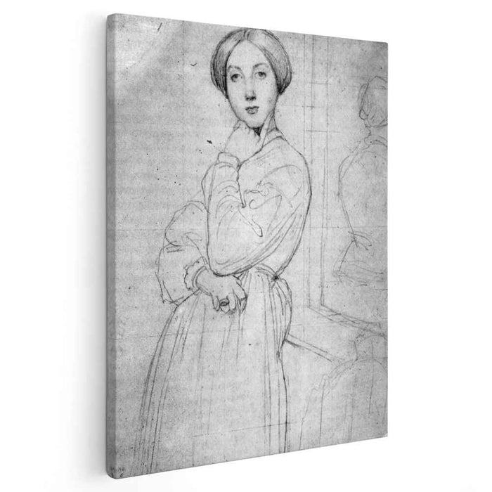 Study for Vicomtesse d'Hausonville, born Louise Albertine de Broglie I by Jean Auguste Dominique Ingres