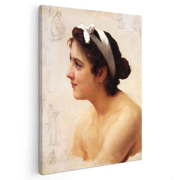 Study Of A Woman For Offering To Love (1890) by William-Adolphe Bouguereau