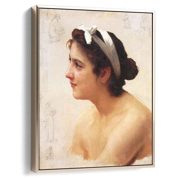 Study Of A Woman For Offering To Love (1890) by William-Adolphe Bouguereau