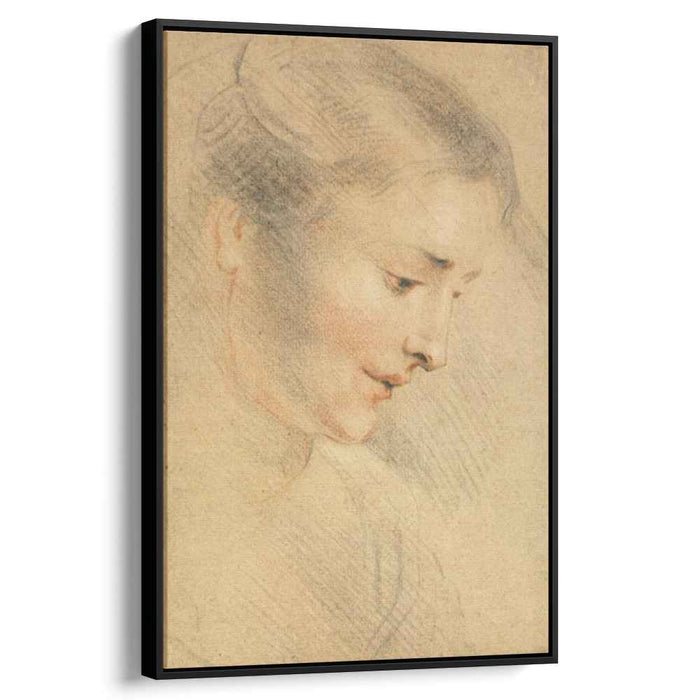 Study of a Woman's Head (1710) by Antoine Watteau