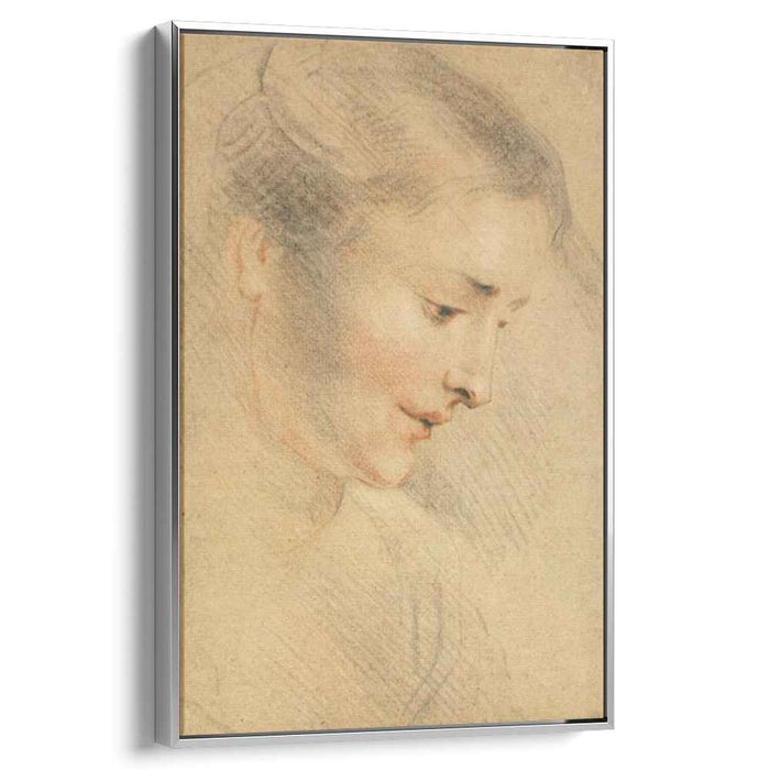 Study of a Woman's Head (1710) by Antoine Watteau