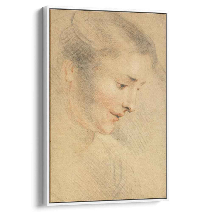 Study of a Woman's Head (1710) by Antoine Watteau